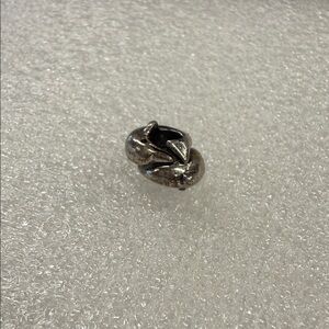 Sterling Silver 925 LAA TrollBead Troll Bead Dolphins Slide Spacer Charm